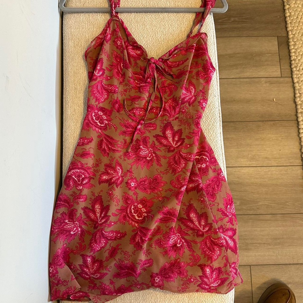 Pepermayo double shot pink floral dress
